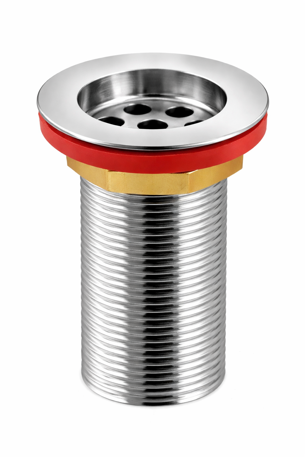 Brass Half Thread Waste Coupling